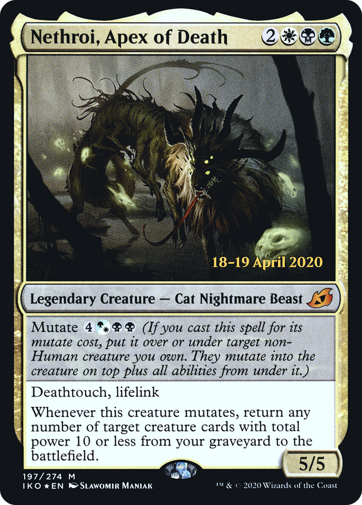 Nethroi, Apex of Death (PRE-197) - Ikoria: Lair of Behemoths Promos Foil
