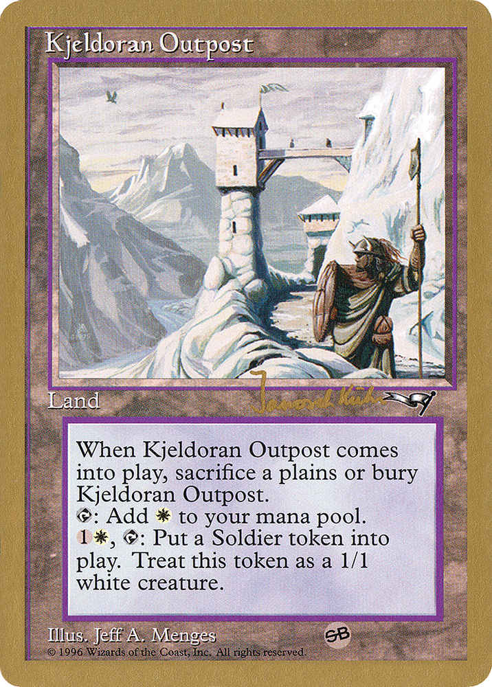 Kjeldoran Outpost - 1997 Janosch Kuhn (ALL) (WCD-JK139SB) - World Championship Decks 1997