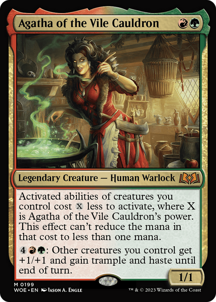 Agatha of the Vile Cauldron (WOE-199) - Wilds of Eldraine