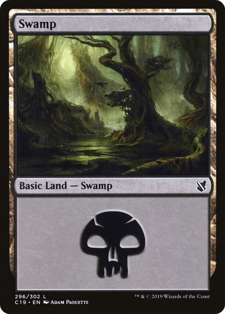 Swamp (296) (C19-296) - Commander 2019