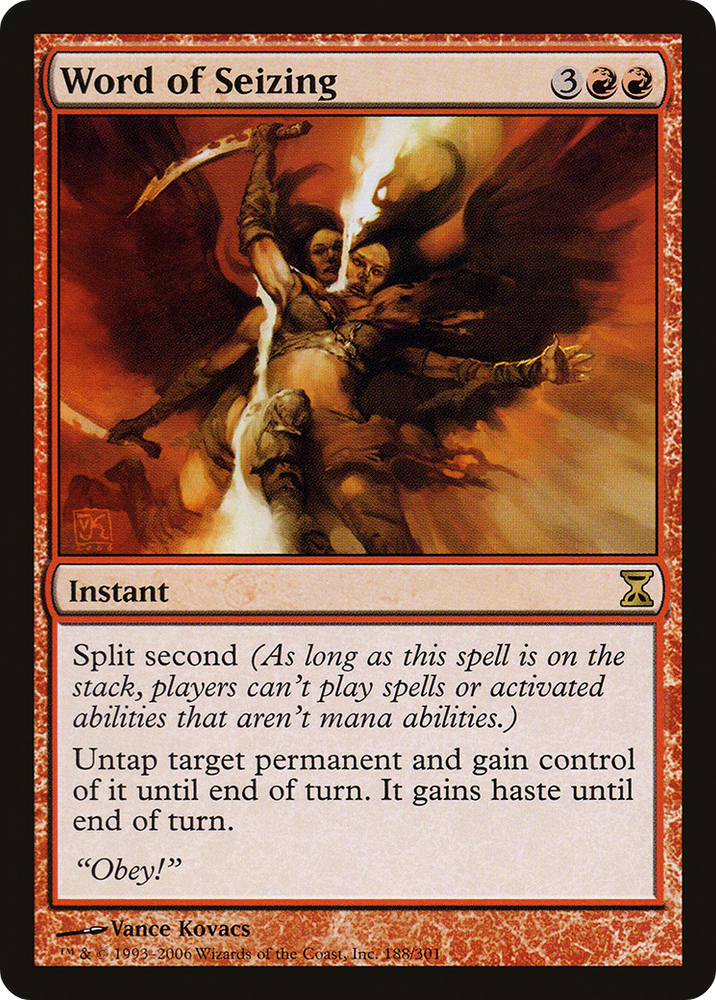 Word of Seizing (TSP-188) - Time Spiral Foil
