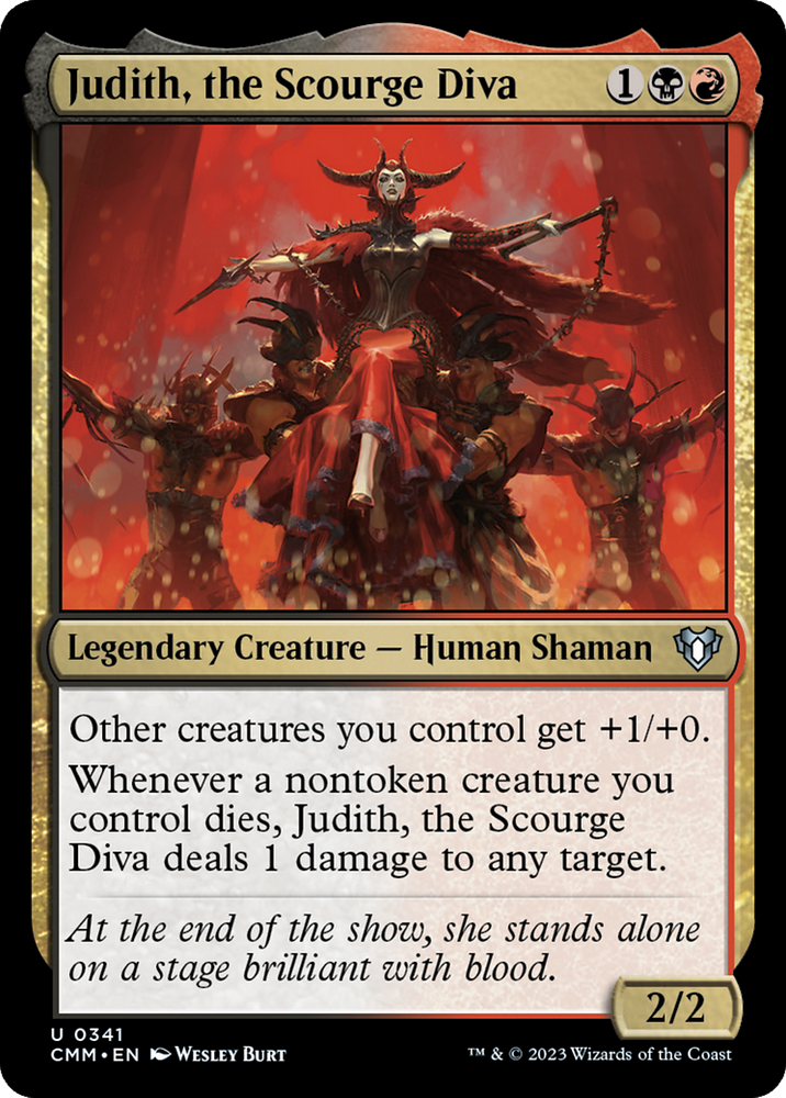 Judith, the Scourge Diva (CMM-341) - Commander Masters