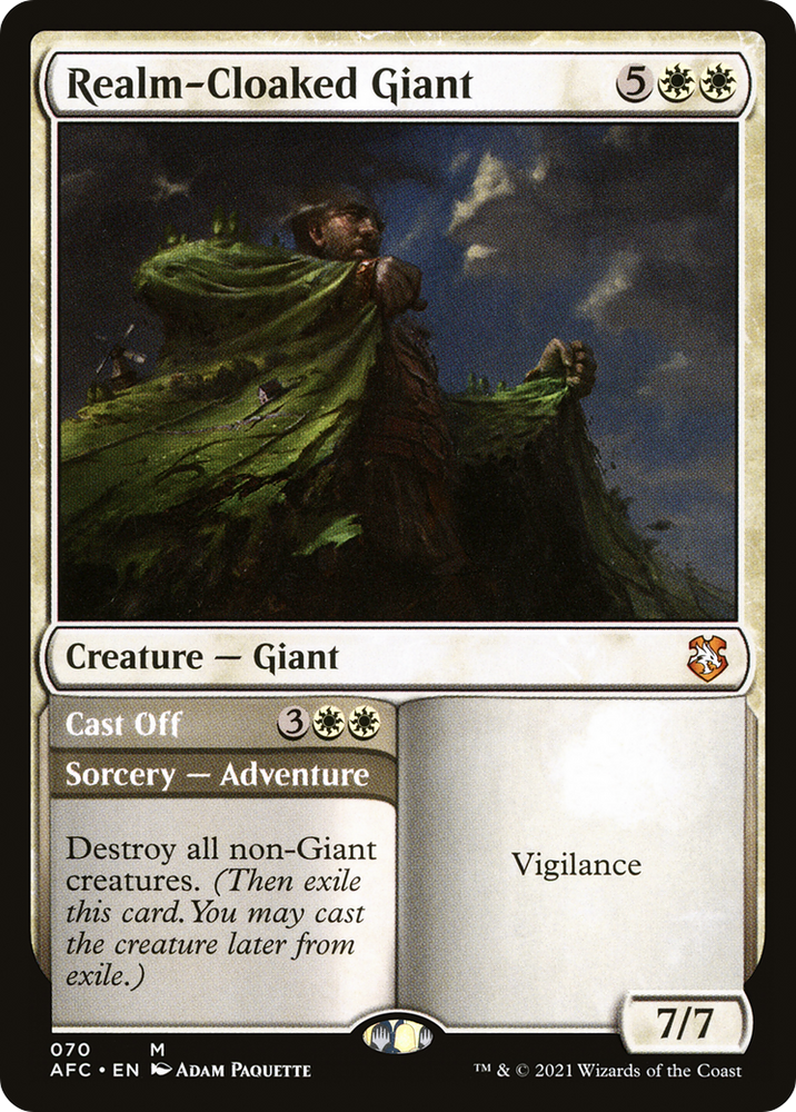 Realm-Cloaked Giant (AFC-070) - Forgotten Realms Commander