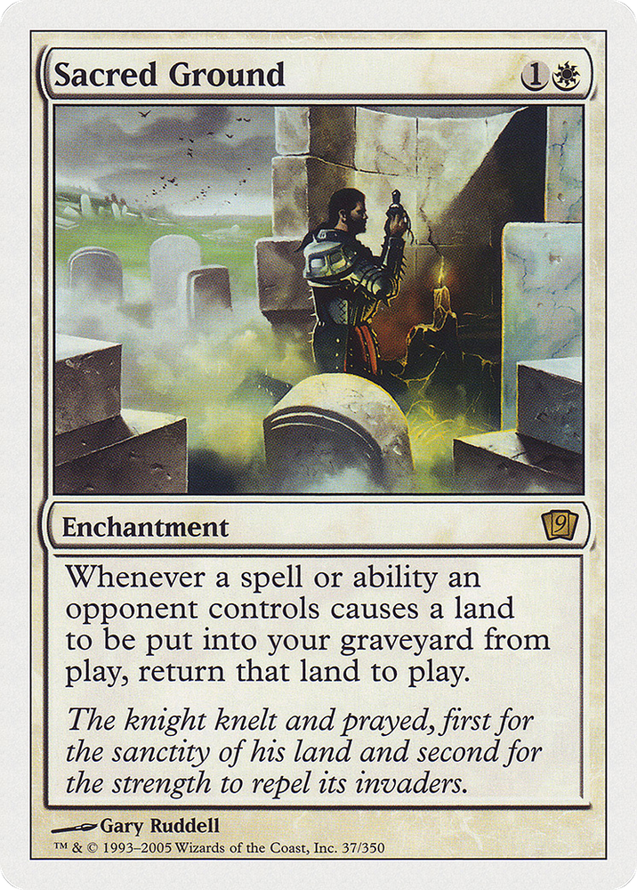 Sacred Ground (9ED-037) - Ninth Edition