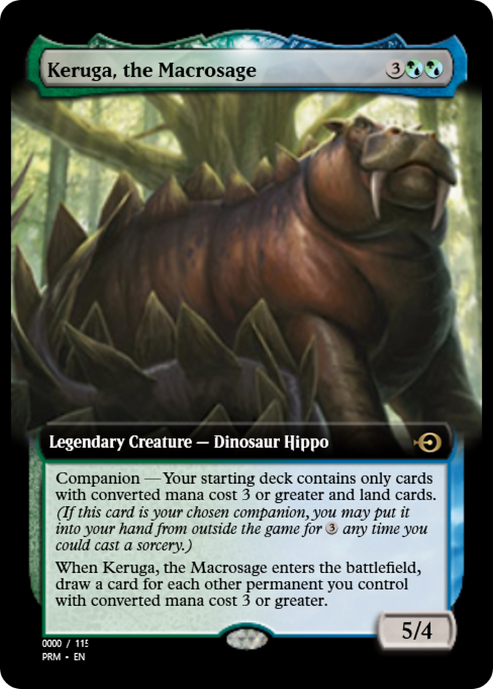 Keruga, the Macrosage (PRM-80847) - Magic Online Promos: (companion)