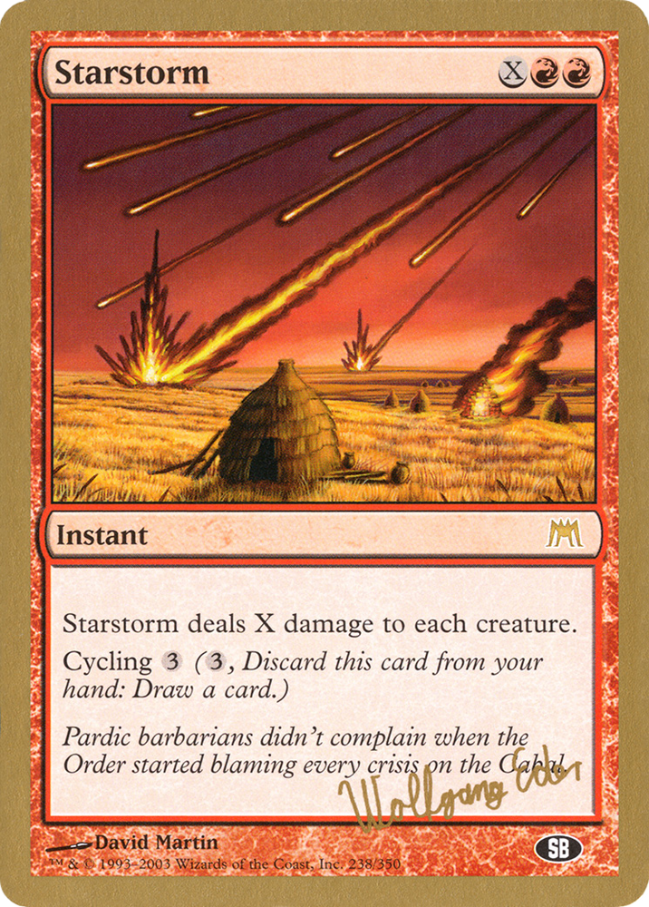 Starstorm - 2003 Wolfgang Eder (ONS) (SB) (WCD-) - World Championship Decks 2003