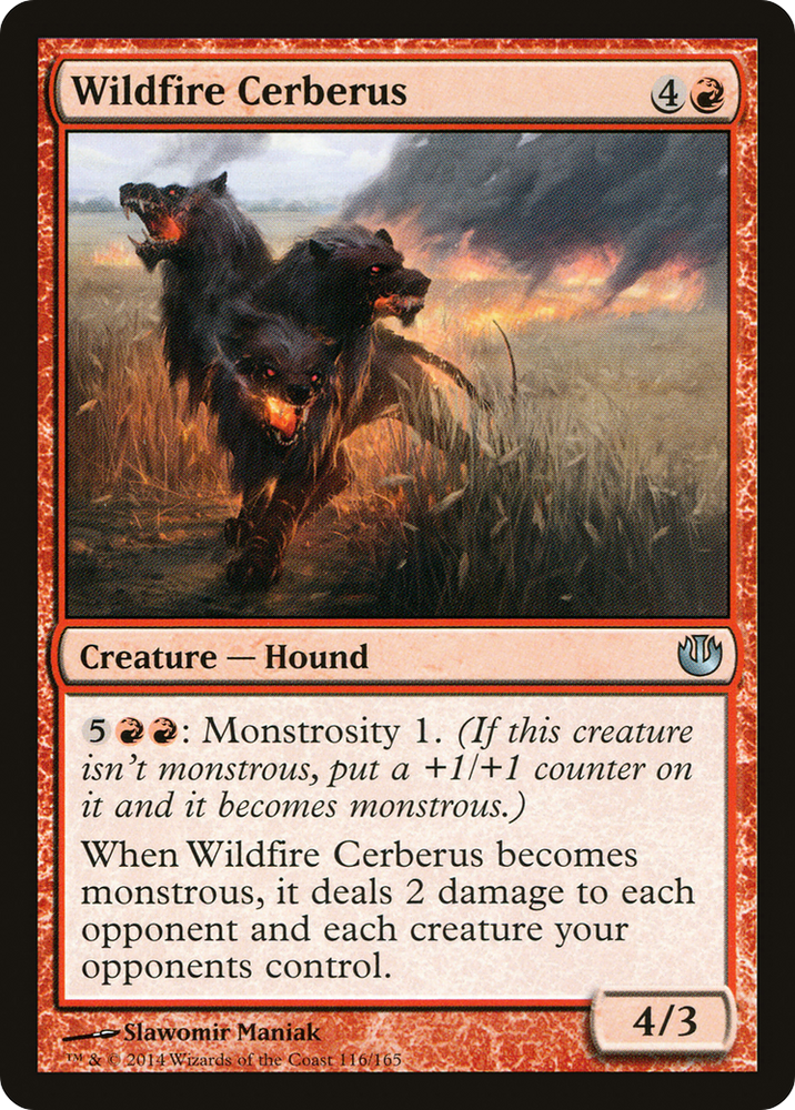 Wildfire Cerberus (JOU-116) - Journey into Nyx Foil