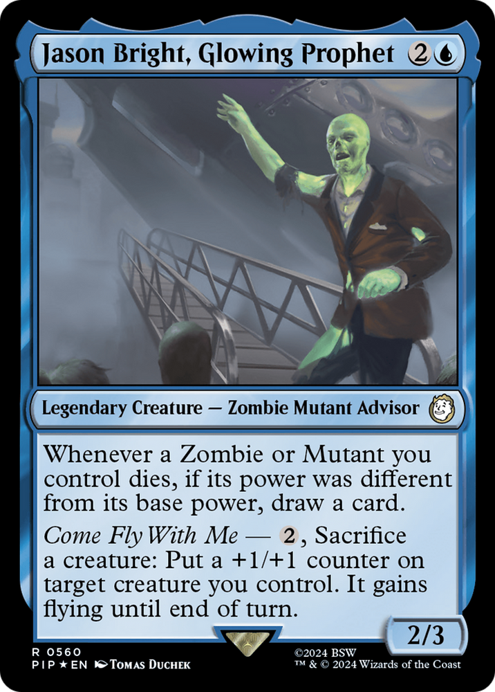 Jason Bright, Glowing Prophet (Surge Foil) (PIP-560) - Fallout Foil