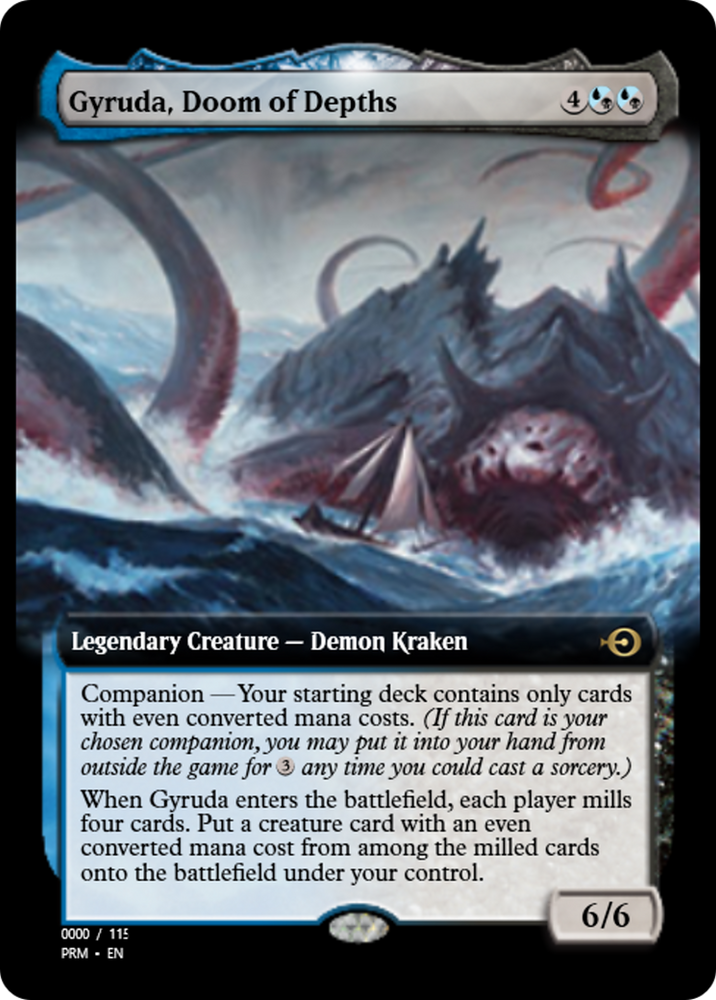 Gyruda, Doom of Depths (PRM-80859) - Magic Online Promos: (companion)