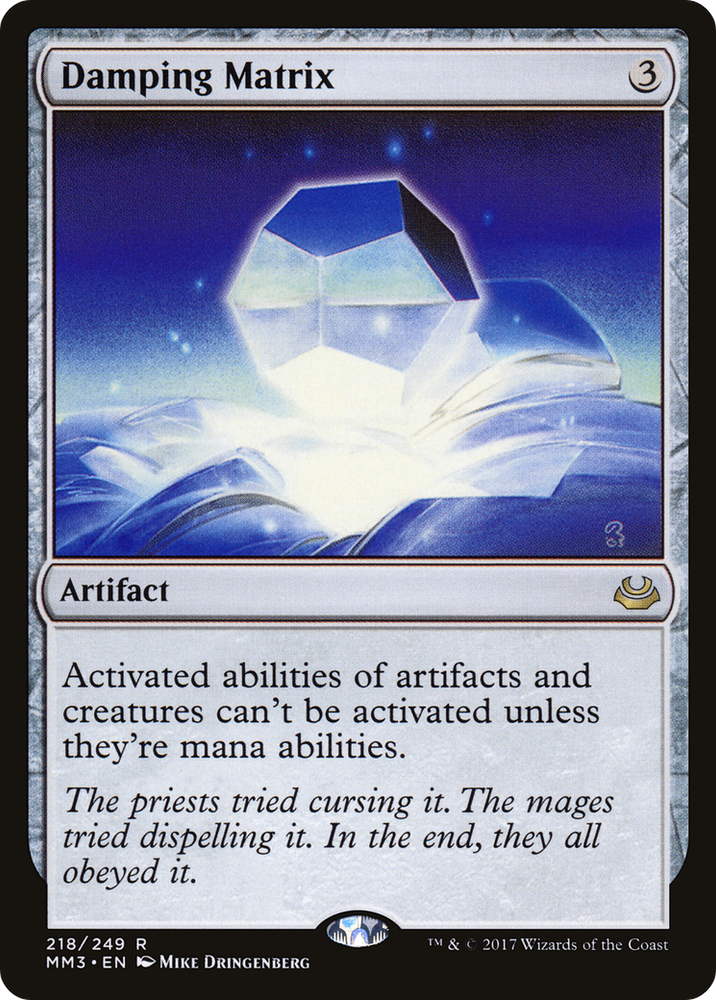 Damping Matrix (MM3-218) - Modern Masters 2017 Foil