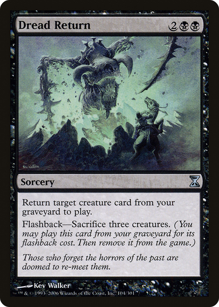 Dread Return (TSP-104) - Time Spiral Foil