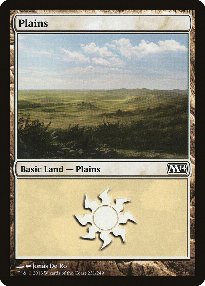 Plains (231) (M14-231) - Magic 2014 Foil
