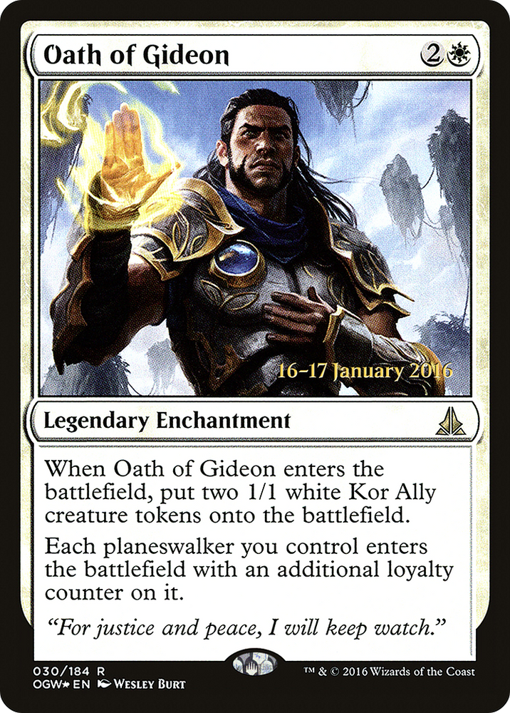 Oath of Gideon (PRE-030) - Oath of the Gatewatch Promos Foil