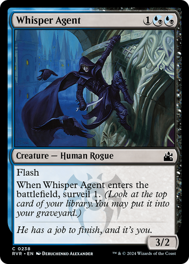 Whisper Agent (RVR-238) - Ravnica Remastered Foil