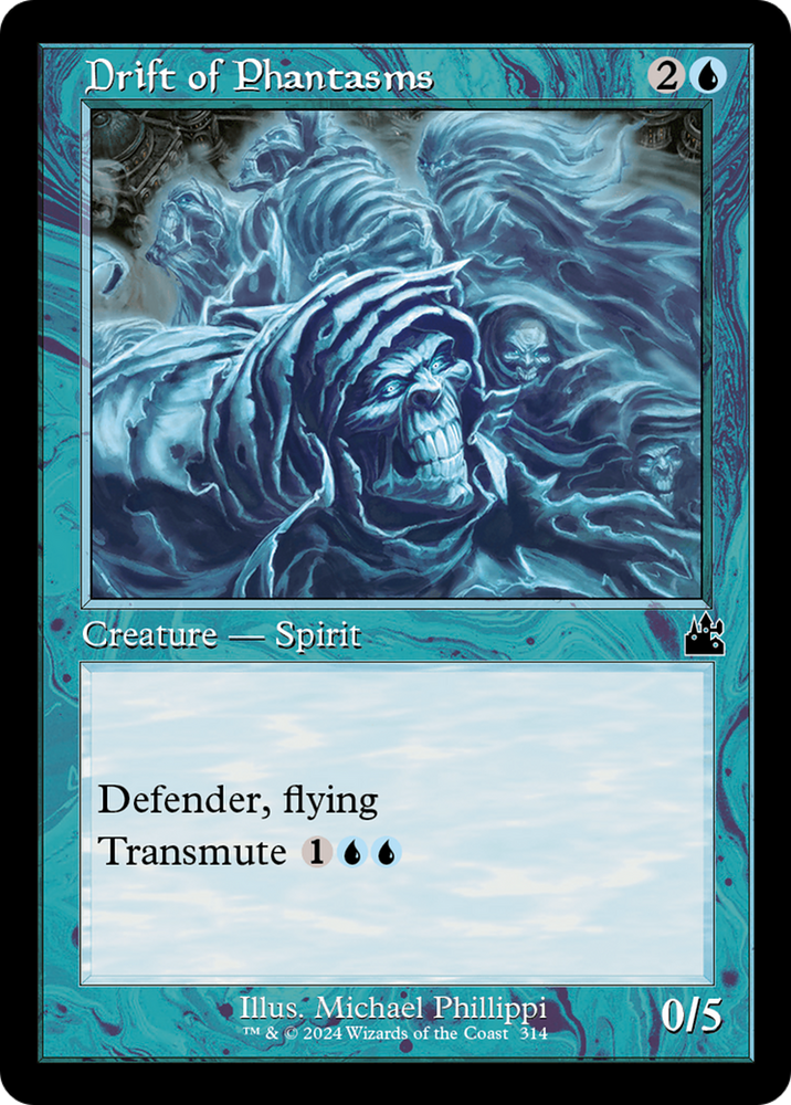 Drift of Phantasms (Retro Frame) (RVR-314) - Ravnica Remastered Foil