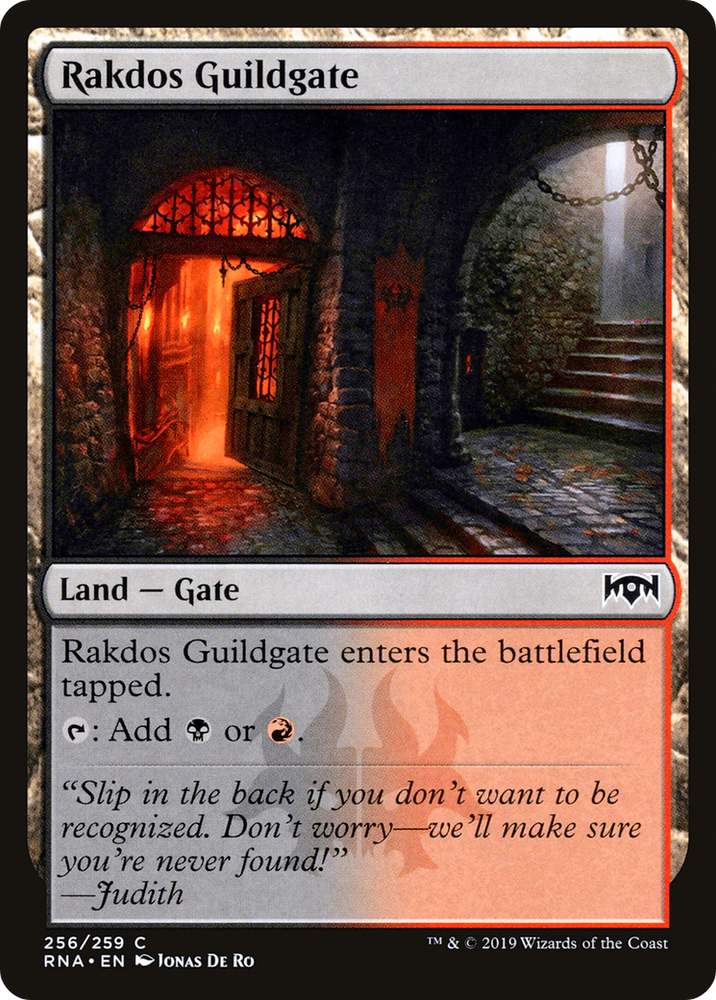 Rakdos Guildgate (256) (RNA-256) - Ravnica Allegiance