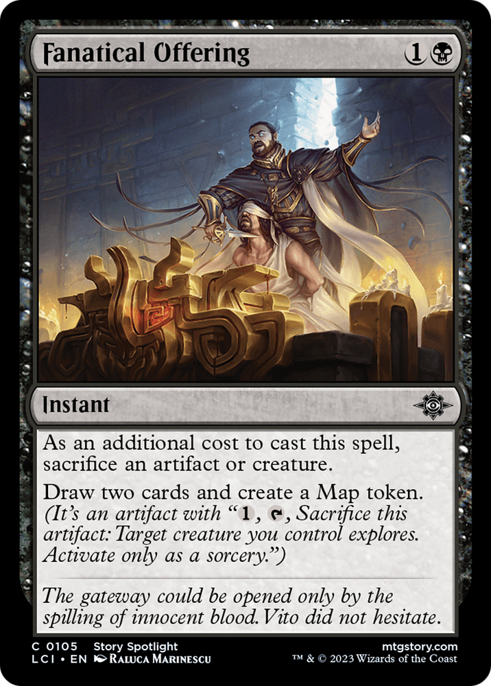 Fanatical Offering (LCI-105) - The Lost Caverns of Ixalan Foil