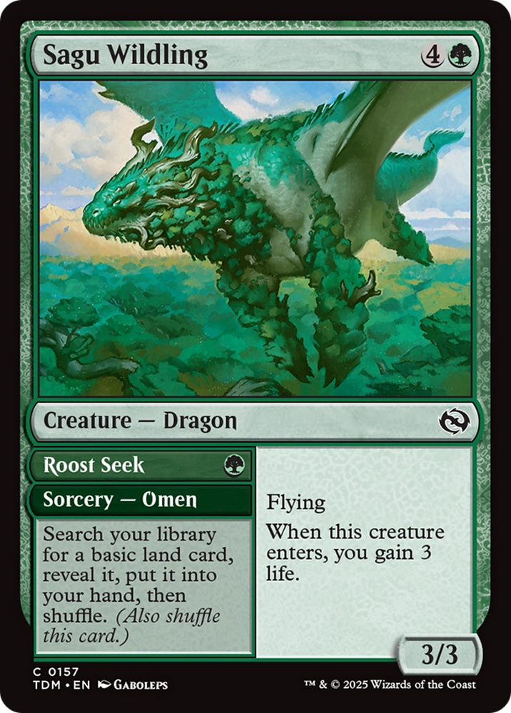 Sagu Wildling // Roost Seek (TDM-157) - Tarkir: Dragonstorm