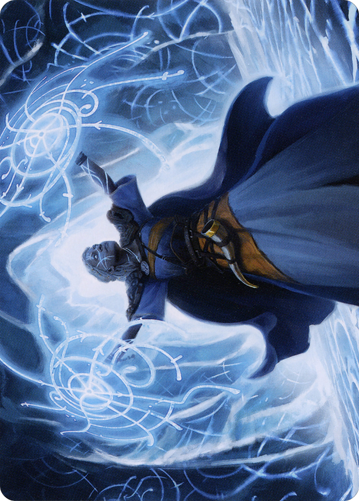 Frost Augur // Frost Augur (AKHM-014) - Kaldheim Art Series (Borderless) Foil