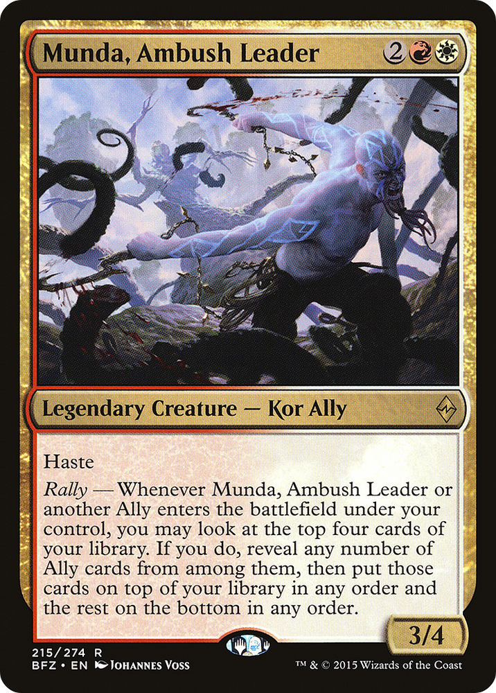 Munda, Ambush Leader (BFZ-215) - Battle for Zendikar Foil
