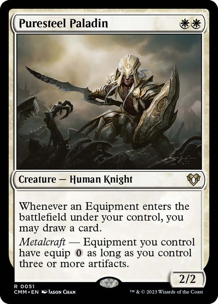Puresteel Paladin (CMM-051) - Commander Masters