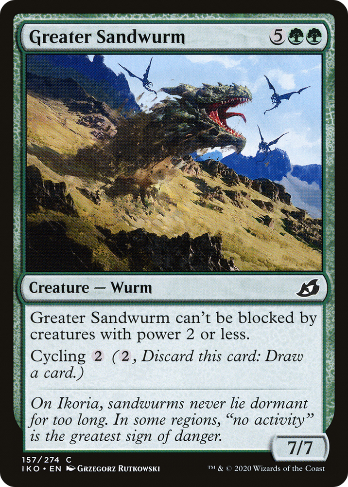 Greater Sandwurm (IKO-157) - Ikoria: Lair of Behemoths