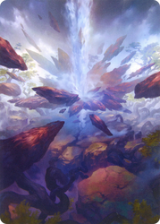 Prismatic Vista // Prismatic Vista (AZNR-035) - Zendikar Rising Art Series (Borderless)