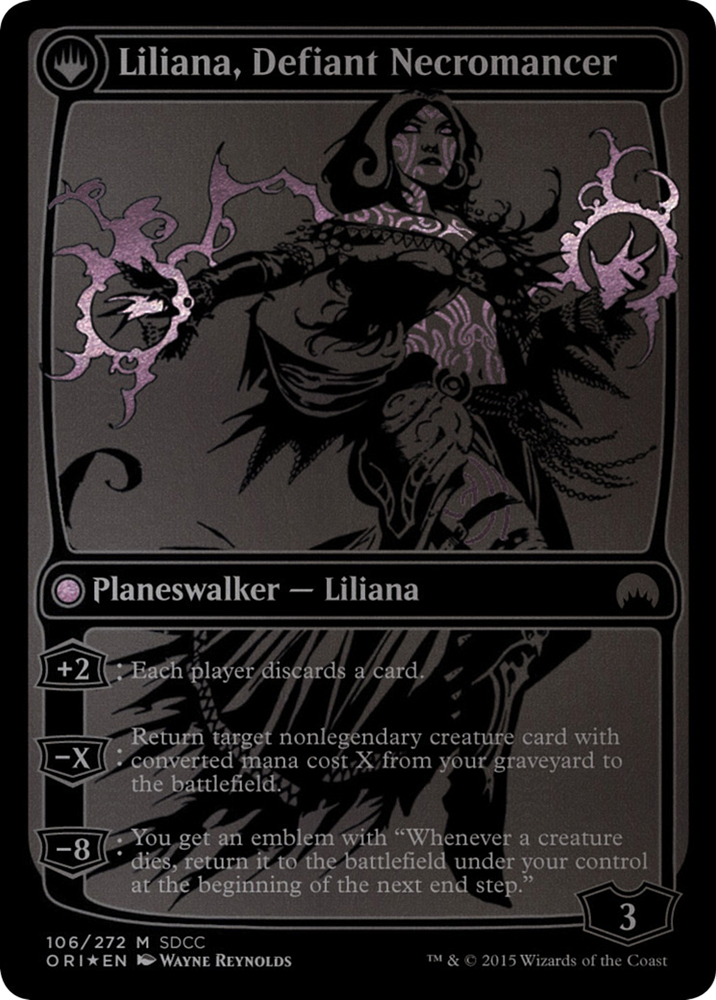 Liliana, Heretical Healer (SDCC 2015 Exclusive) (MEDIA-106) - San Diego Comic-Con 2015: (originpwdfc) Foil