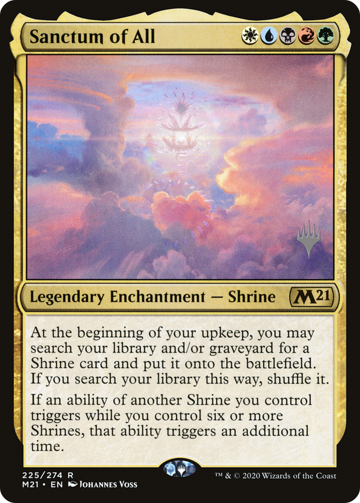 Sanctum of All (PPM21-225P) - Core Set 2021 Promos Foil