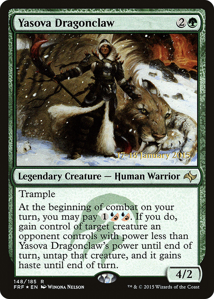 Yasova Dragonclaw (PRE-148) - Fate Reforged Promos Foil
