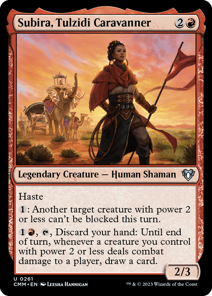 Subira, Tulzidi Caravanner (CMM-261) - Commander Masters Foil
