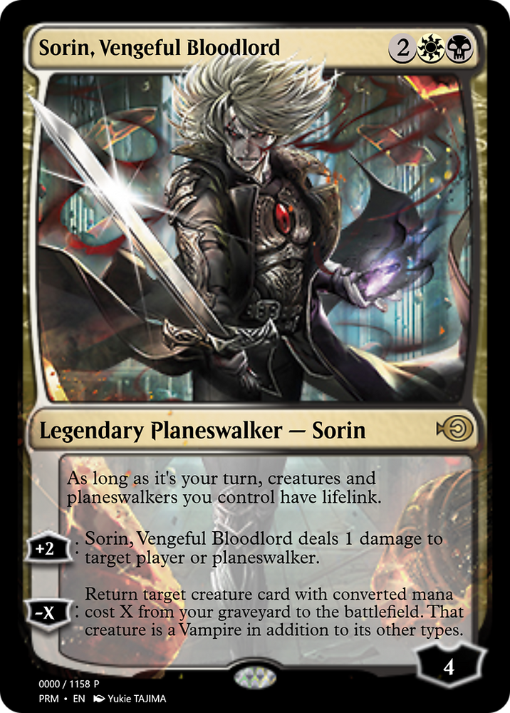 Sorin, Vengeful Bloodlord (PRM-72277) - Magic Online Promos