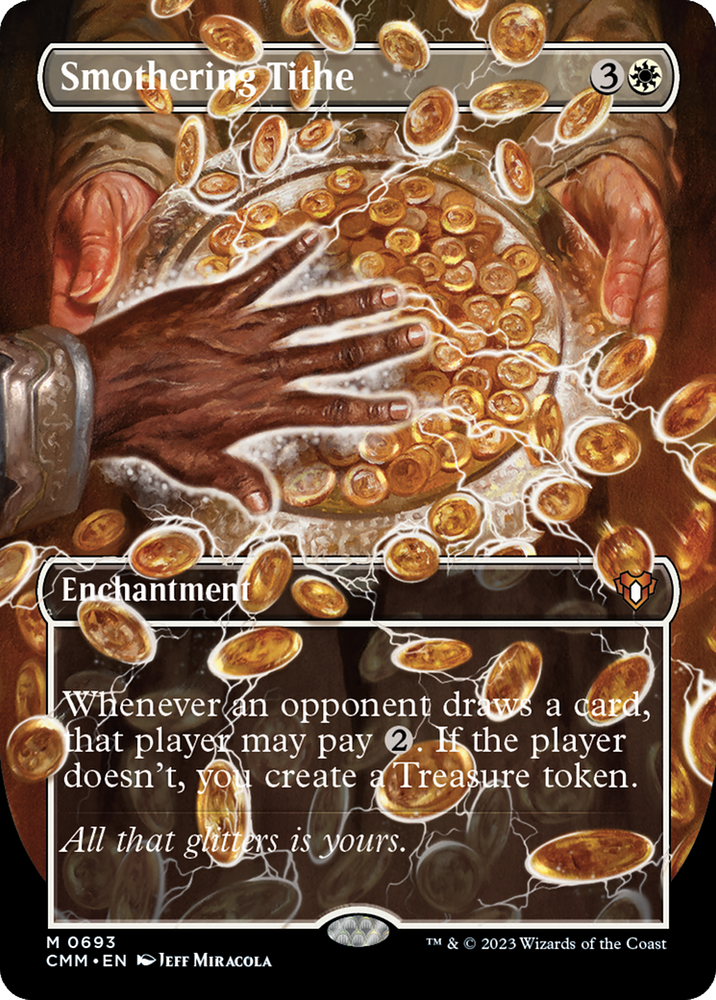 Smothering Tithe (Borderless) (CMM-693) - Commander Masters (Borderless)