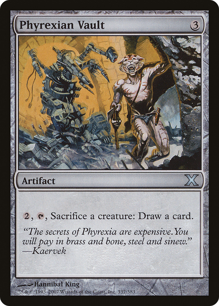 Phyrexian Vault (10E-337) - Tenth Edition Foil