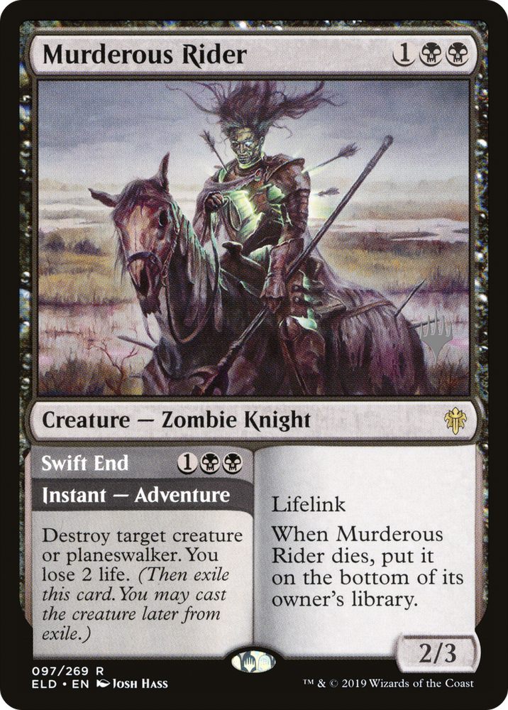 Murderous Rider (PPELD-97P) - Throne of Eldraine Promos