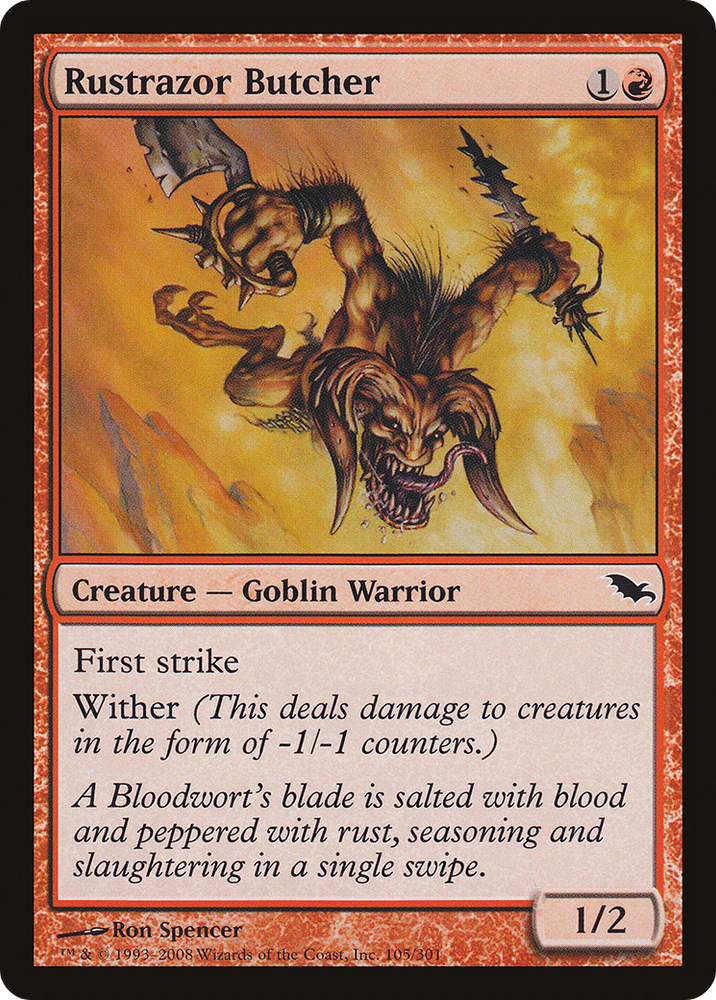 Rustrazor Butcher (SHM-105) - Shadowmoor