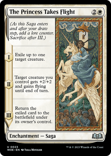 The Princess Takes Flight (WOE-023) - Wilds of Eldraine