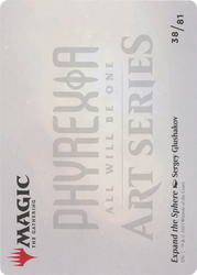 Expand the Sphere // Expand the Sphere (AONE-038) - Phyrexia: All Will Be One Art Series (Borderless)