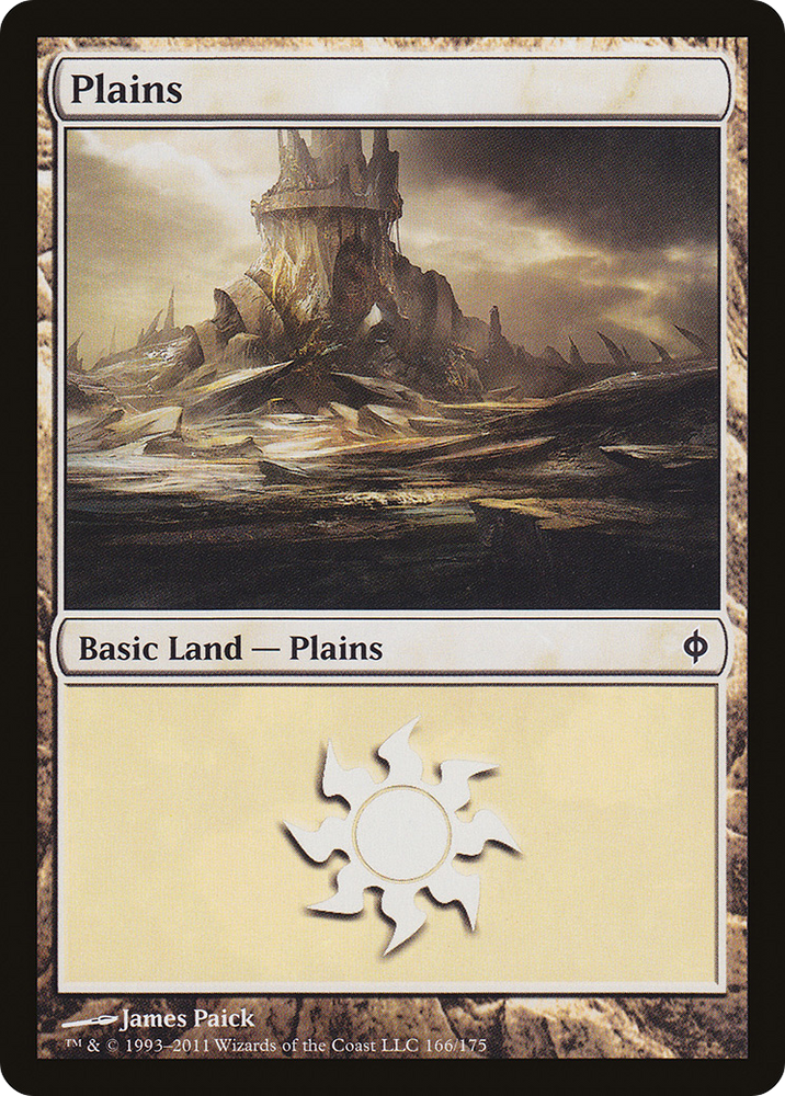 Plains (166) (NPH-166) - New Phyrexia Foil