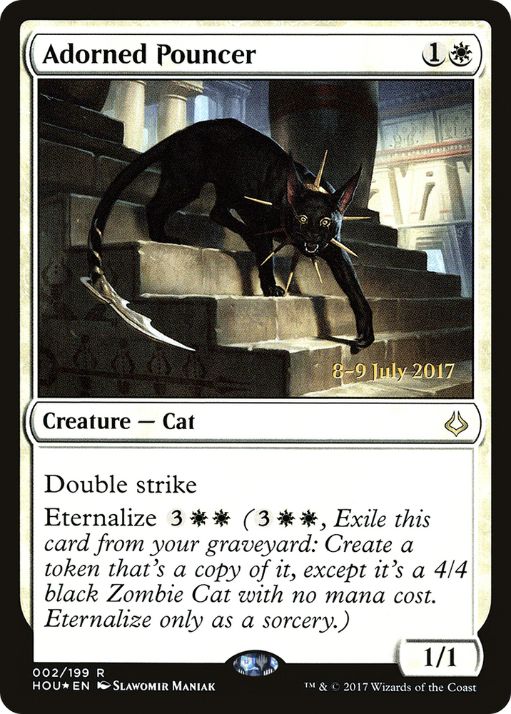 Adorned Pouncer (PRE-002) - Hour of Devastation Promos Foil