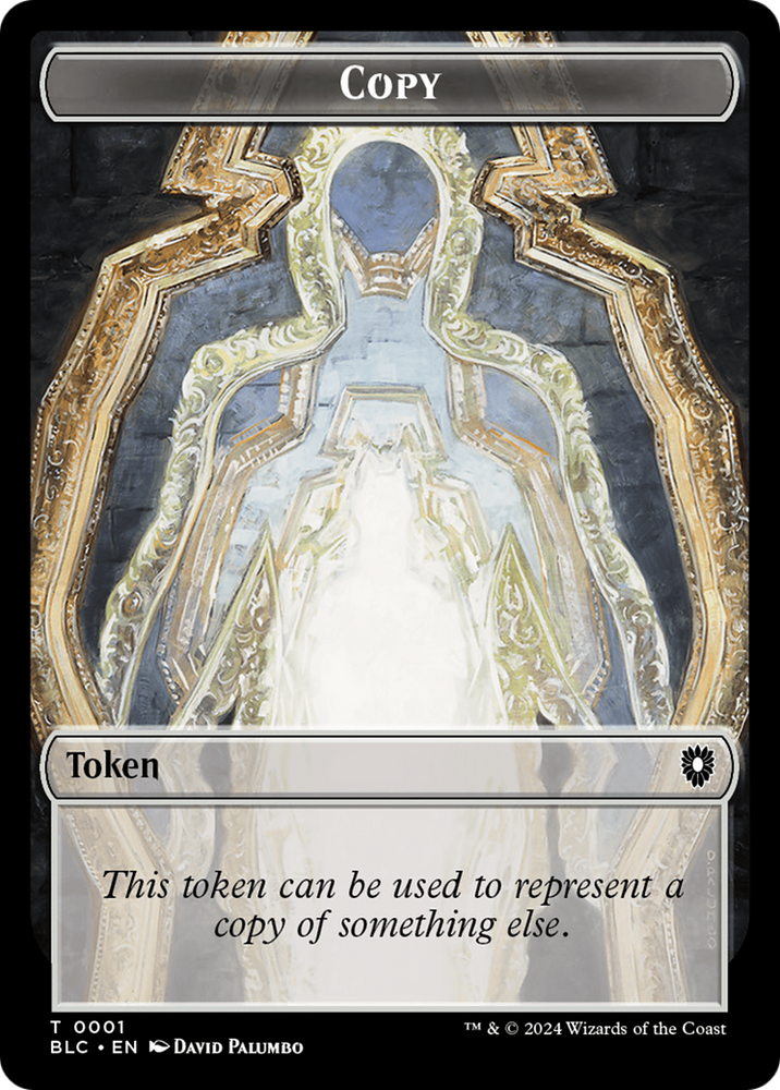 Copy (TBLC-001) - Bloomburrow Commander Tokens Foil
