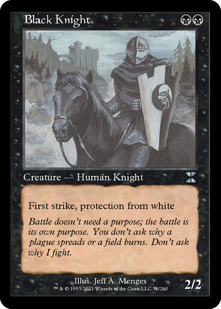 Black Knight (ME4-071) - Masters Edition IV Foil