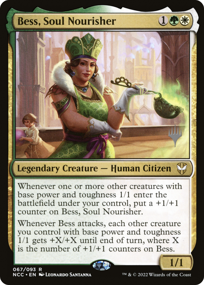 Bess, Soul Nourisher (PPSNC-67P) - New Capenna Commander Promos Foil