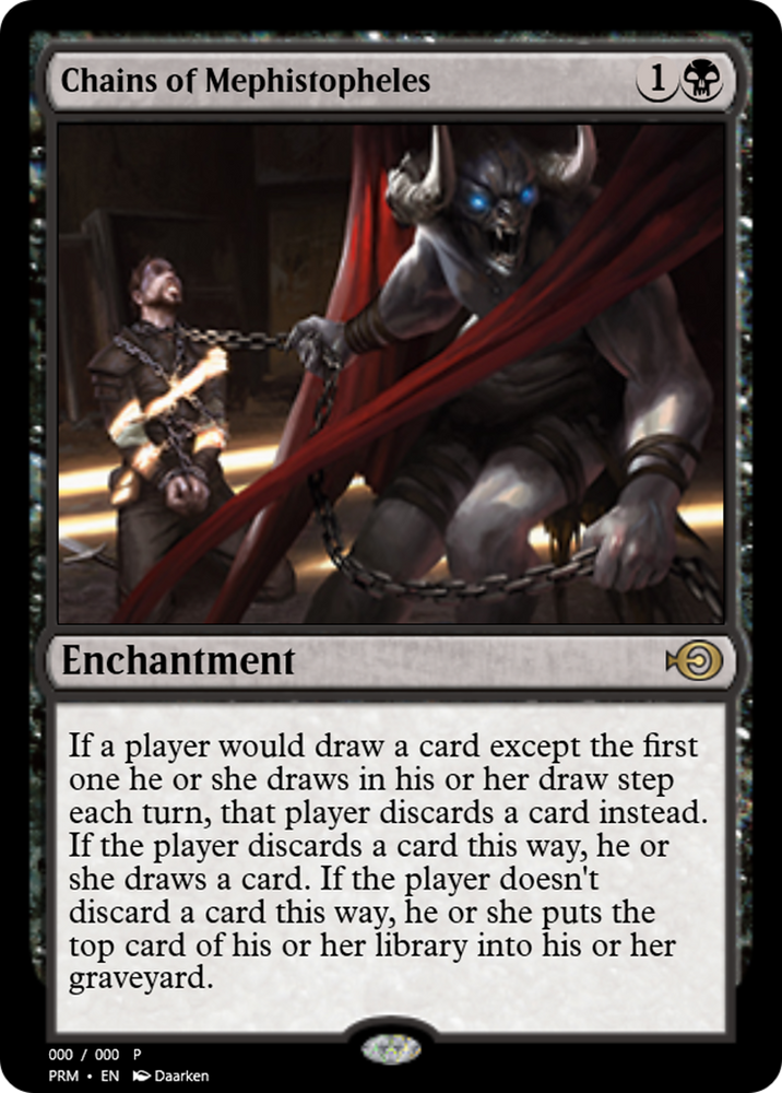 Chains of Mephistopheles (PRM-65646) - Magic Online Promos Foil
