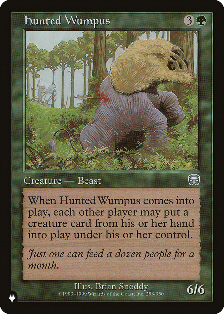 Hunted Wumpus (LIST-MMQ-253) - The List