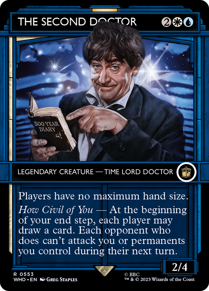 The Second Doctor (Showcase) (WHO-553) - Doctor Who: (Showcase) (Borderless)