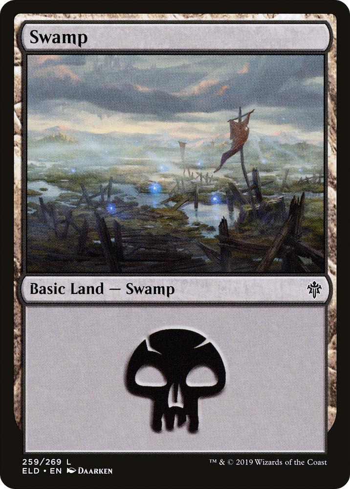 Swamp (ELD-259) - Throne of Eldraine Foil