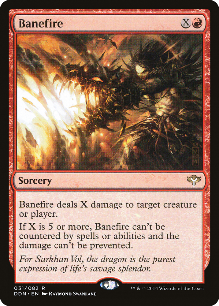 Banefire (DDN-031) - Duel Decks: Speed vs. Cunning