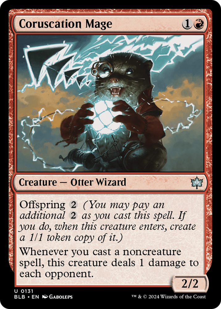 Coruscation Mage (BLB-131) - Bloomburrow Foil