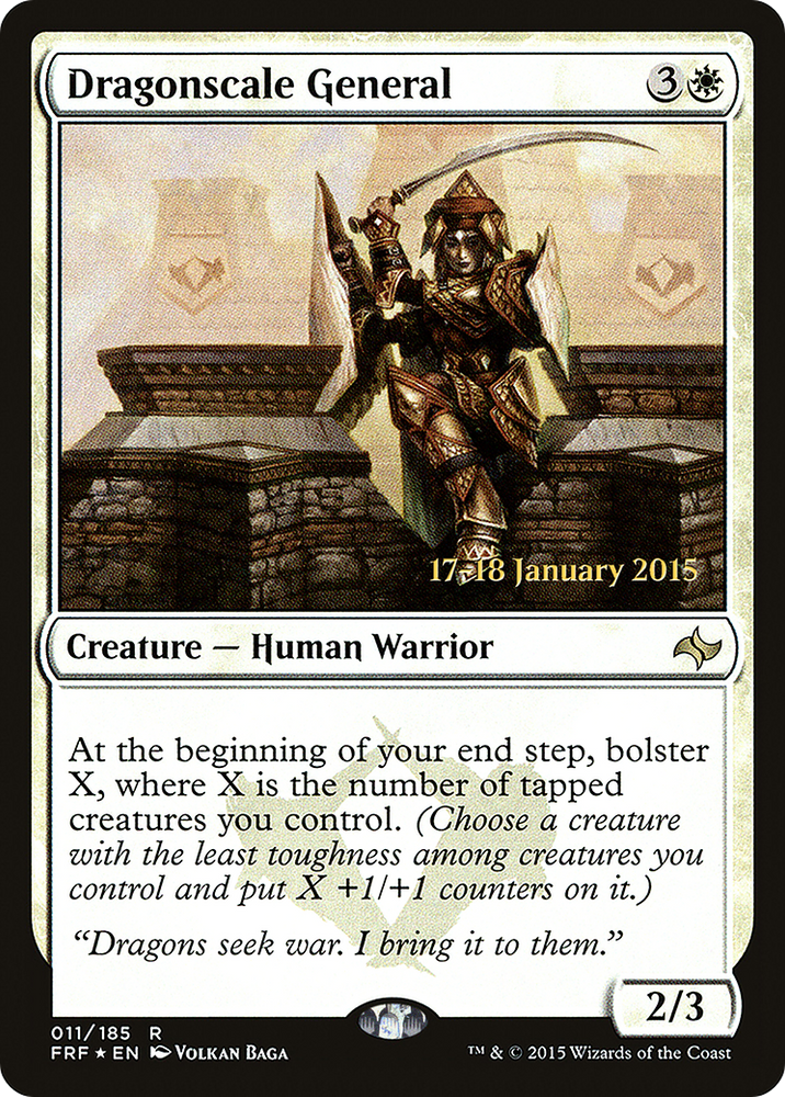 Dragonscale General (PRE-011) - Fate Reforged Promos Foil